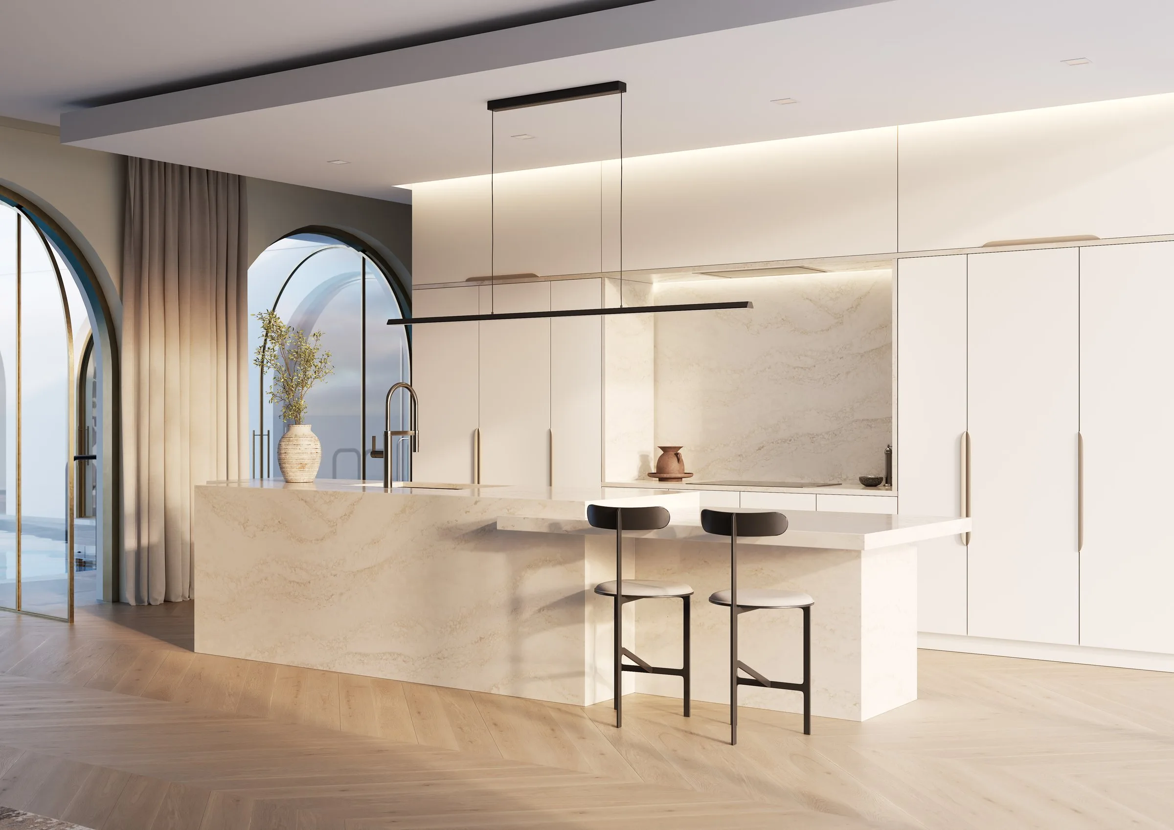 Cambria Annaleigh kitchen